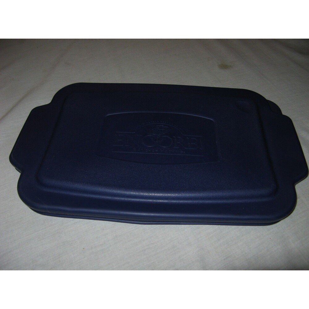 Anchor Hocking Encore 2 Qt Baking Dish Replacement Lid Blue Plastic 5915-11